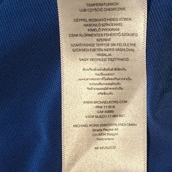 Michael Kors Royal Blue Maxi Size 4 - Picture 4 of 4